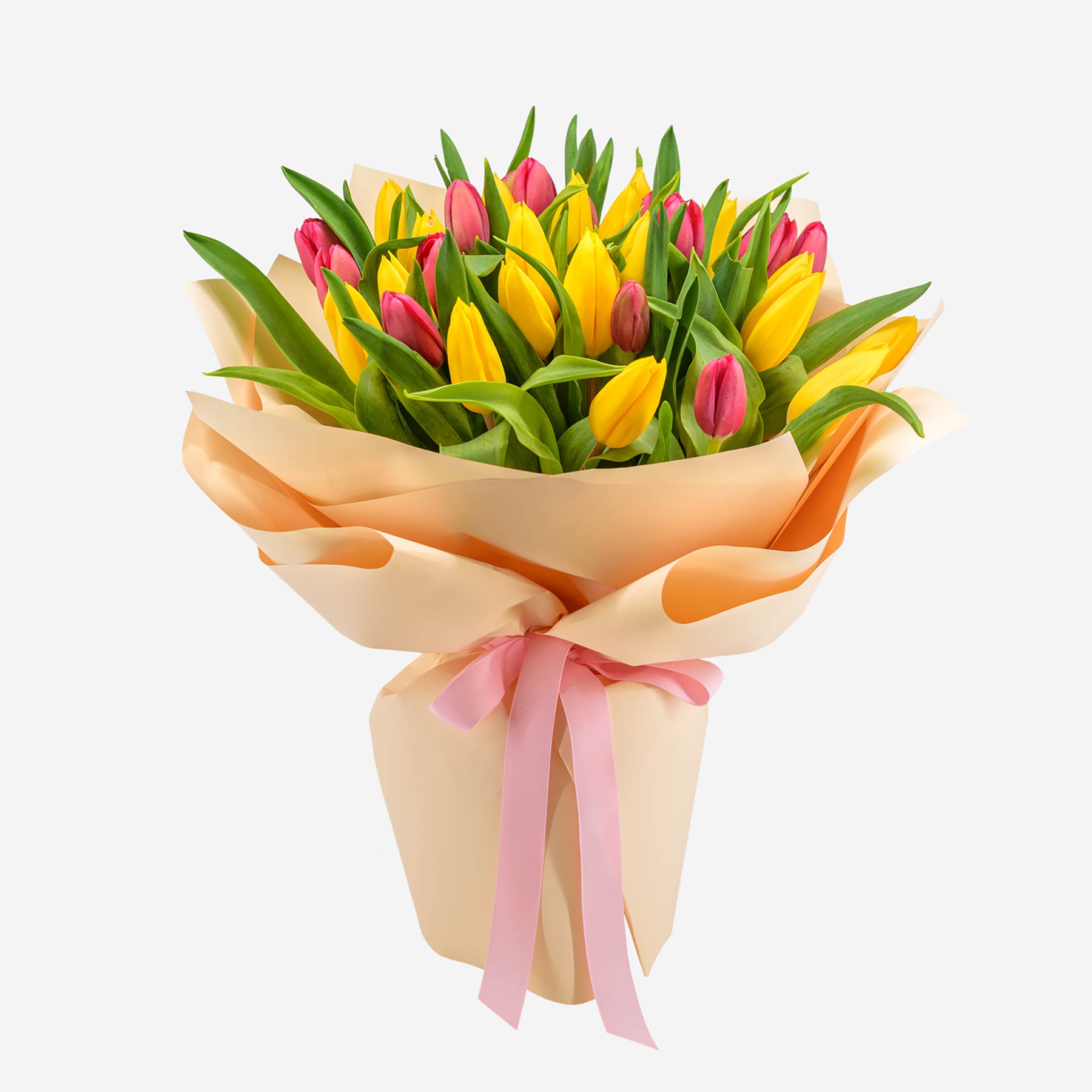 Bouquet with 35 tulips